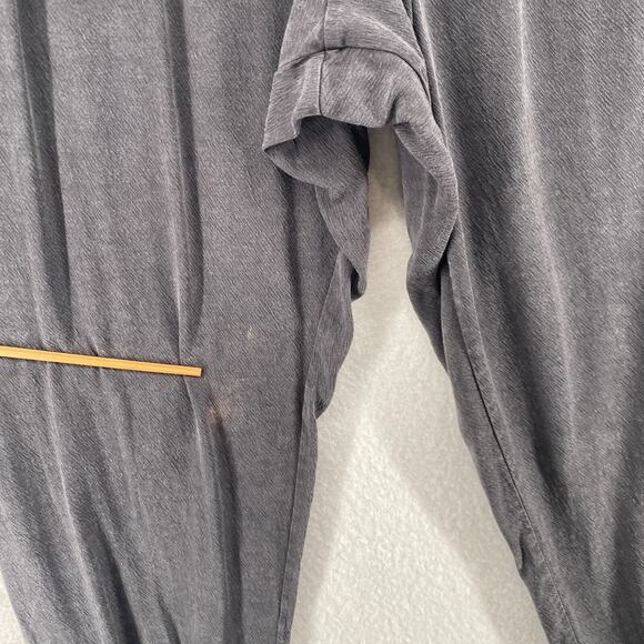 NATALIE BUSBY Pants M Tencel Viscose Get Going Joggers Slim Slouchy Gray USA - Picture 10 of 14